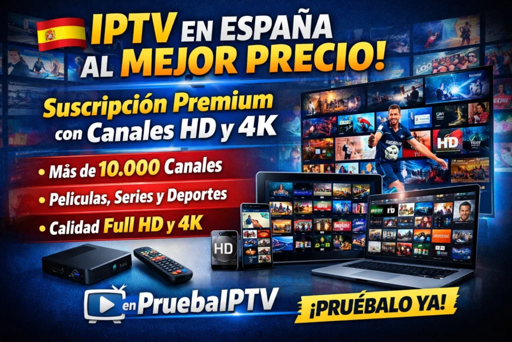Prueba gratuita de IPTV en España por 24 horas