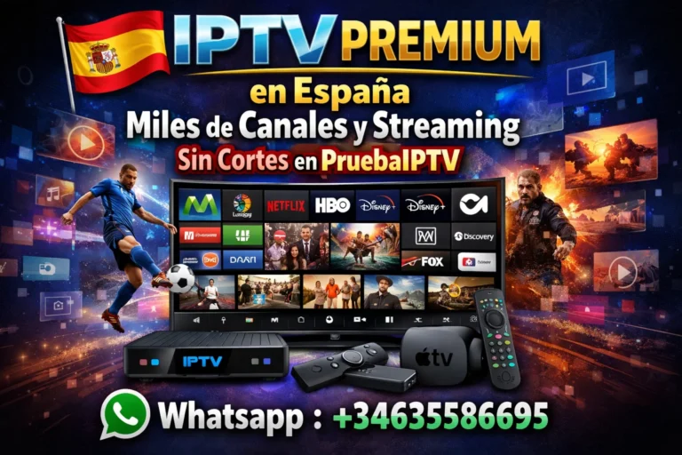 IPTV Premium en España Miles de Canales y Streaming Sin Cortes